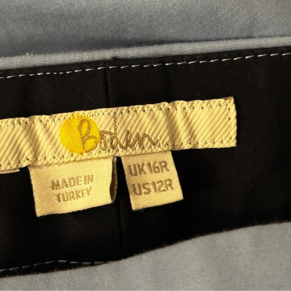 BODEN Blue Pants Size 12 Regular Trousers, Powder Blue Chinos - Picture 11 of 16